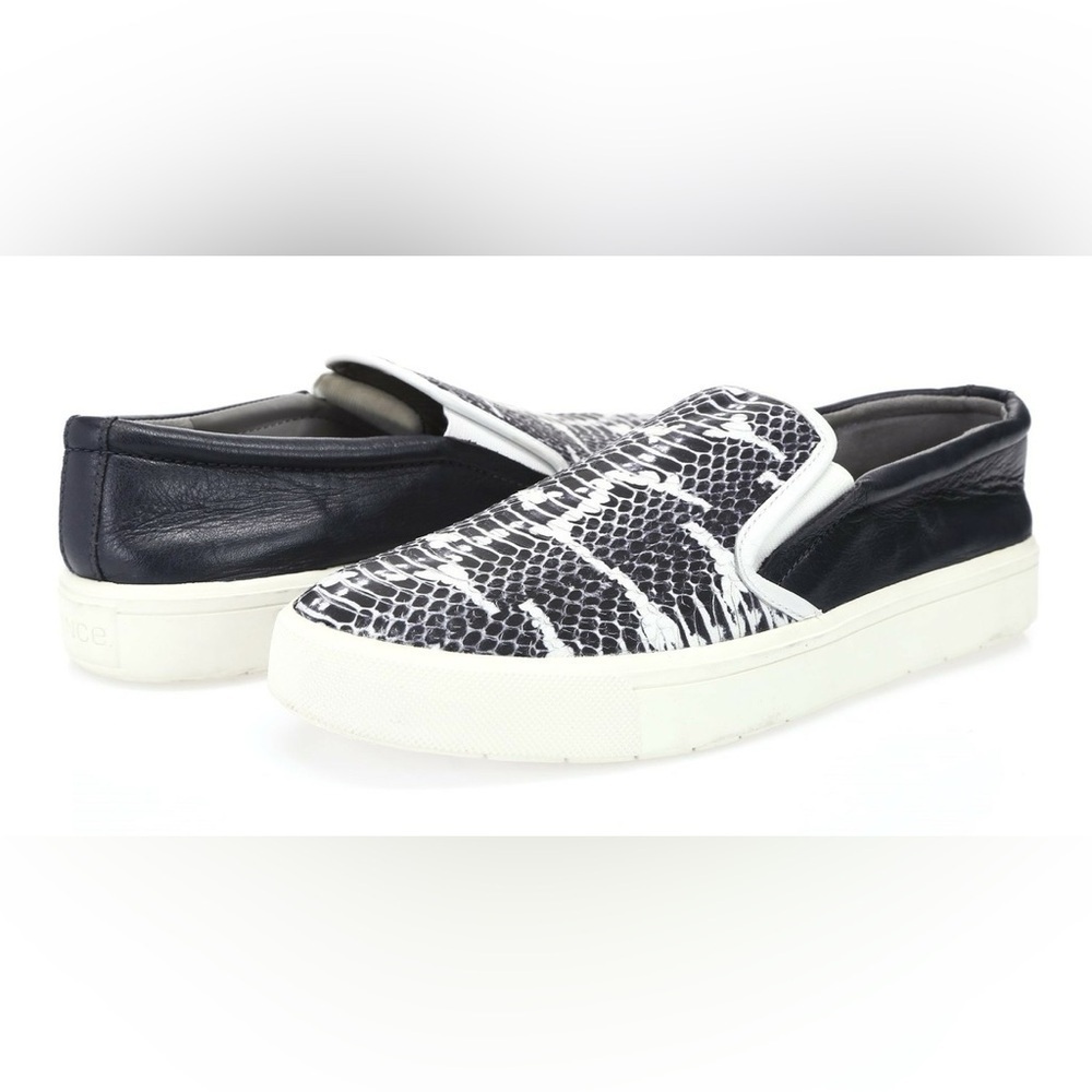 EUC - Vince Blair Snakeskin Sneakers - Size 7.5